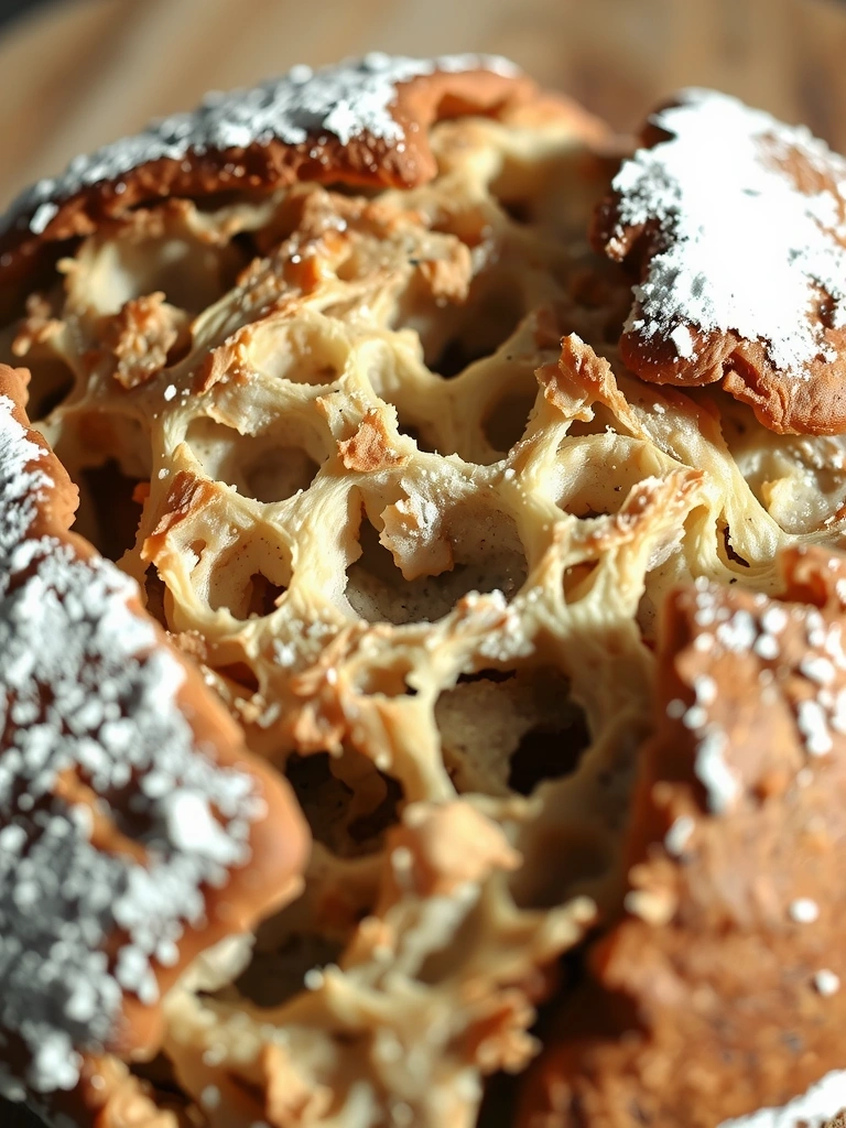 Kovászos kenyér bélzete